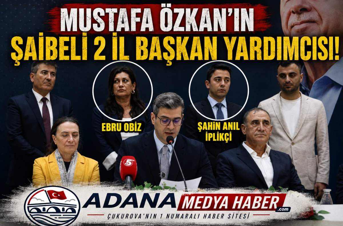 MUSTAFA &Ouml;ZKAN'IN ŞAİBELİ 2 İL BAŞKAN YARDIMCISI! EBRU OBİZ ve ŞAHİN ANIL İPLİK&Ccedil;İ!