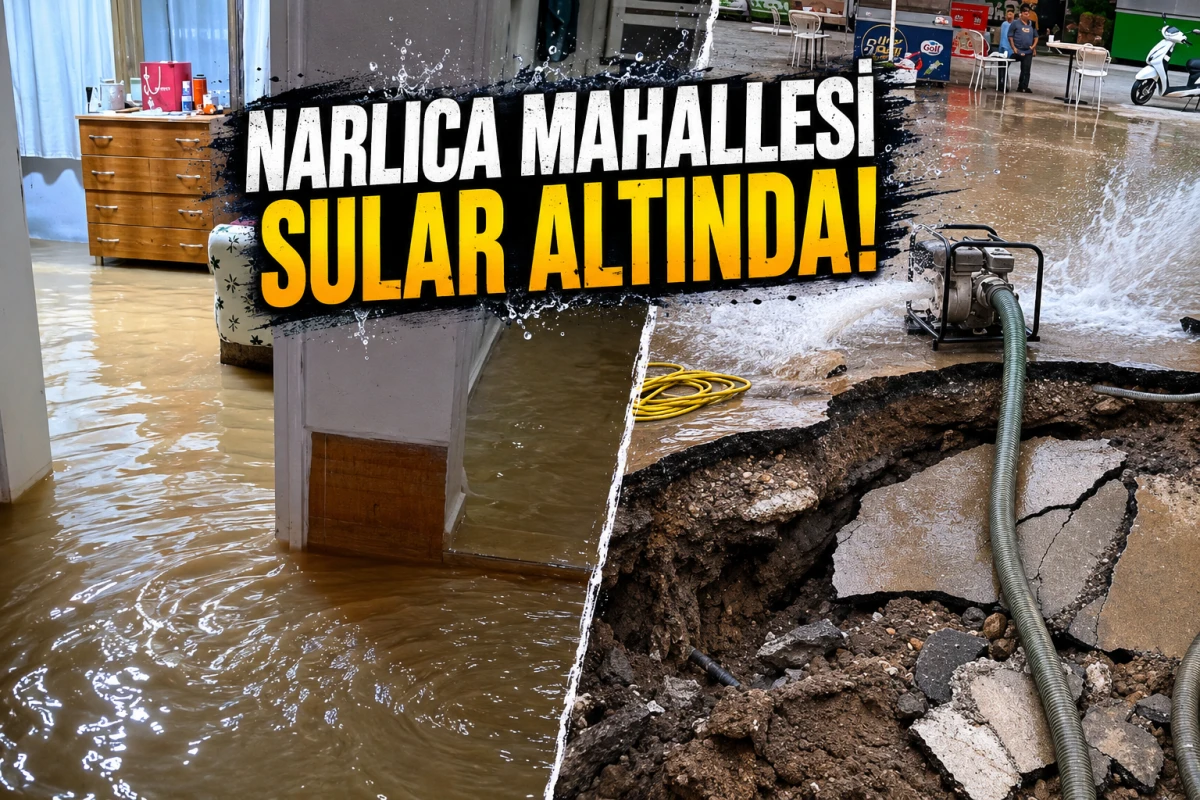 Narlıca Mahallesi Sular Altında!