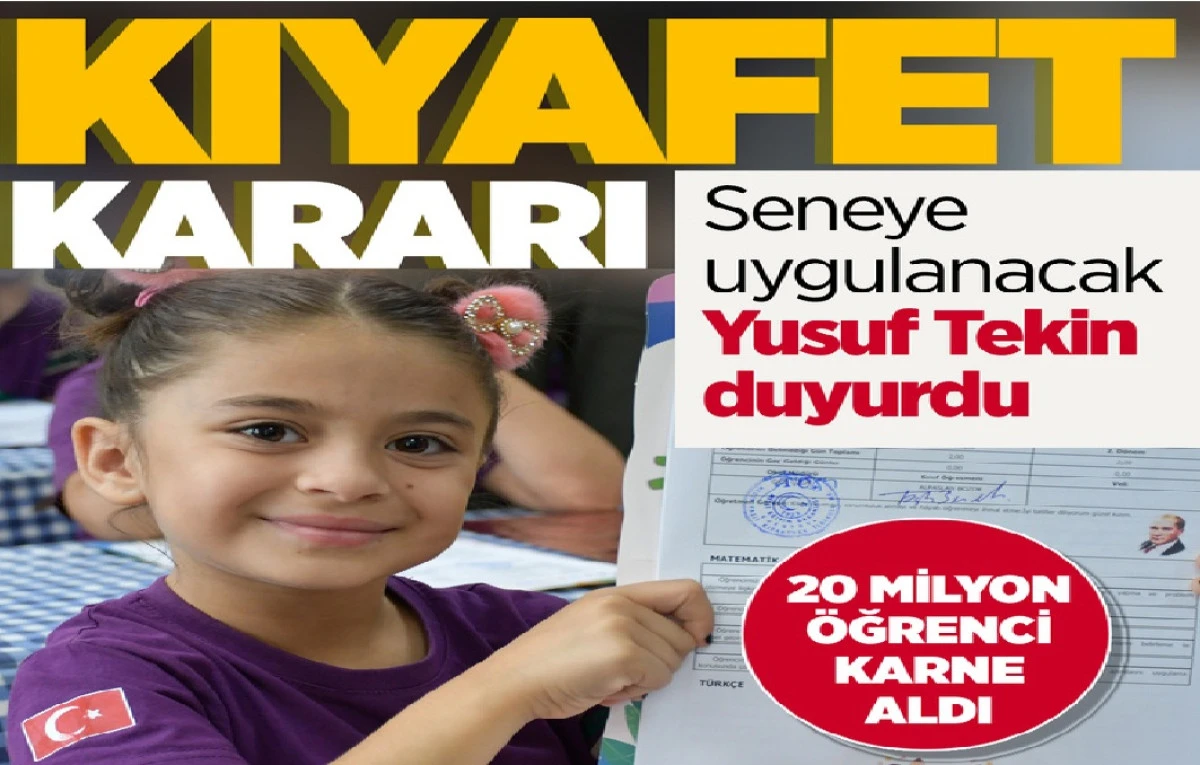 Okullarda serbest kıyafet önümüzdeki yıldan itibaren kaldırılıyor! 