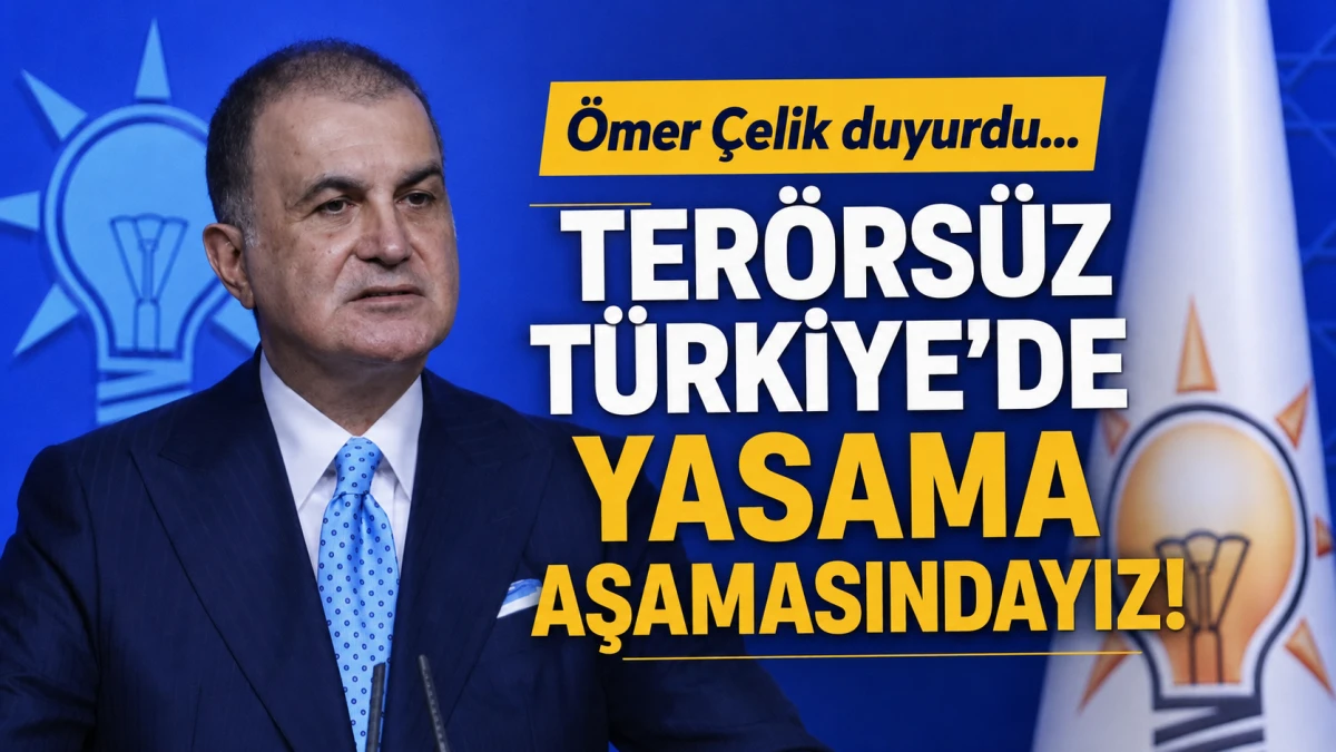 &Ouml;mer &Ccedil;elik duyurdu... TER&Ouml;RS&Uuml;Z T&Uuml;RKİYE'DE YASAMA AŞAMASINDAYIZ!