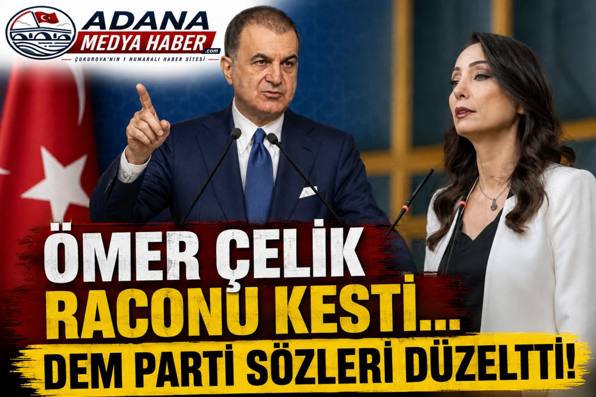 &Ouml;mer &Ccedil;elik Raconu kesti... DEM Parti s&ouml;zleri d&uuml;zeltti! 