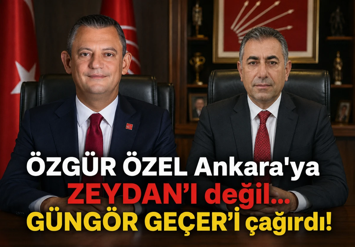 &Ouml;ZG&Uuml;R &Ouml;ZEL Ankara'ya ZEYDAN'I değil... G&Uuml;NG&Ouml;R GE&Ccedil;ER'İ &ccedil;ağırdı!