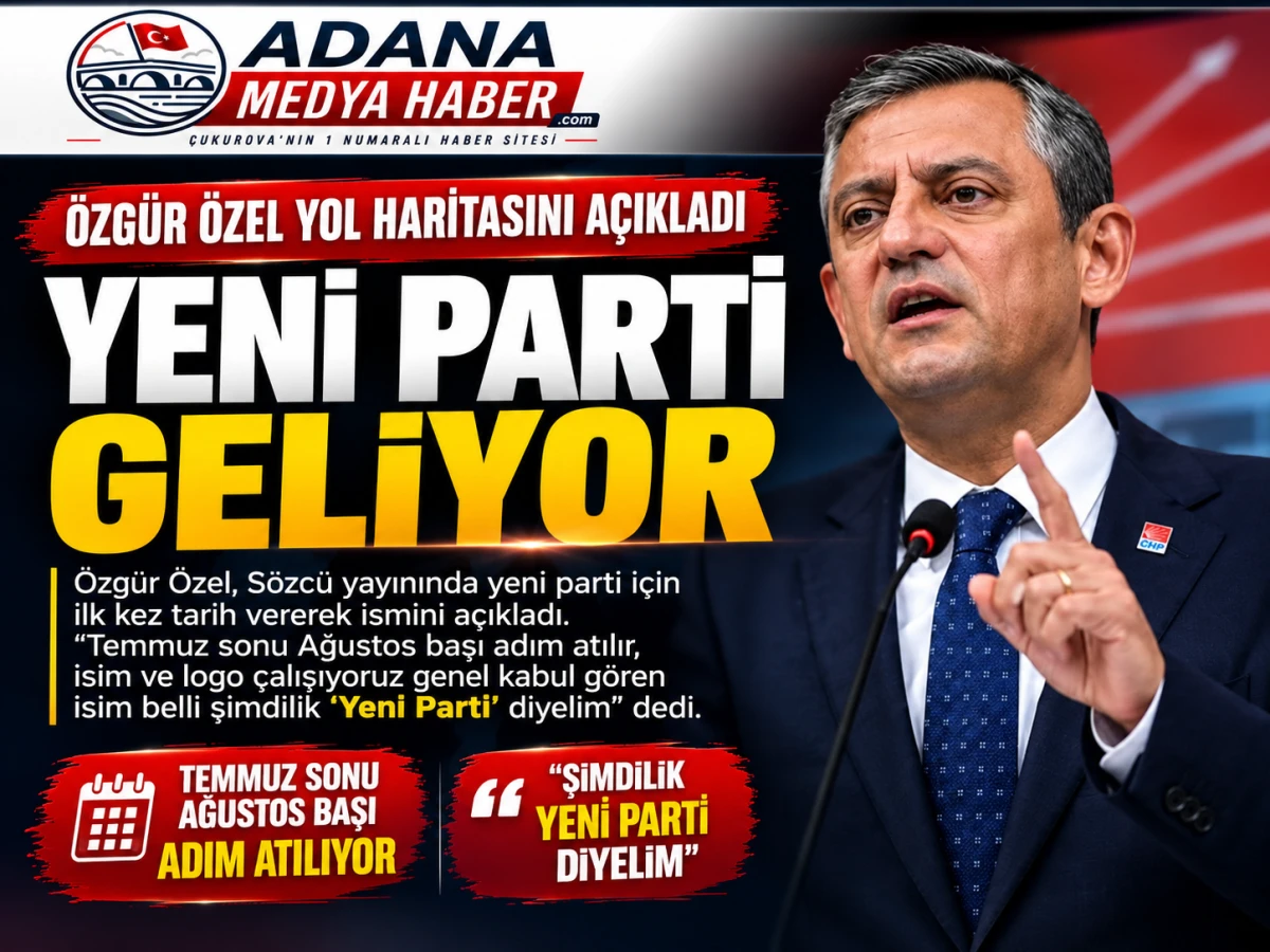 &Ouml;zg&uuml;r &Ouml;zel yol haritasını a&ccedil;ıkladı... YENİ PARTİ geliyor! 
