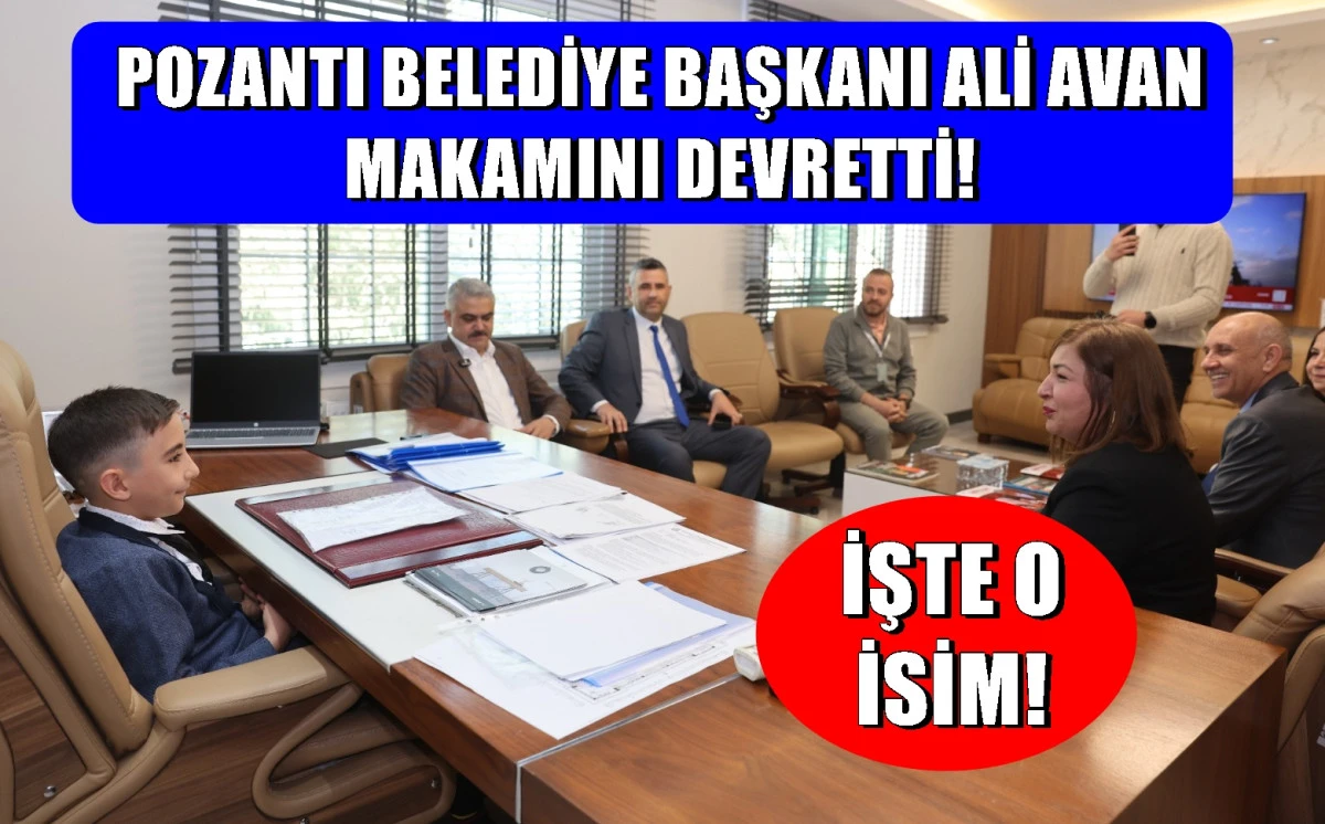 Pozantı Belediye Başkanı ALİ AVAN makamını devretti! İşte makamı devralan o isim! 