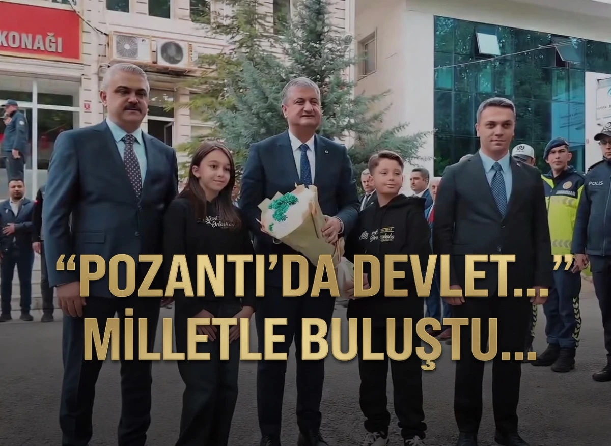Pozantı'da DEVLET... MİLLET ile buluştu... 