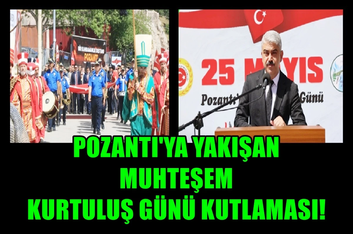 Pozantı'ya yakışan muhteşem KURTULUŞ GÜNÜ kutlaması... 