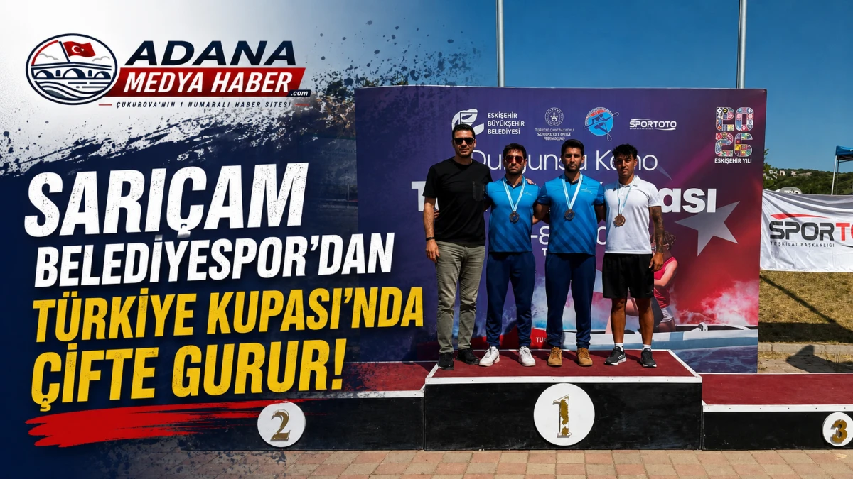 Sarı&ccedil;am Belediyespor'dan T&uuml;rkiye Kupası'nda &Ccedil;ifte Gurur!