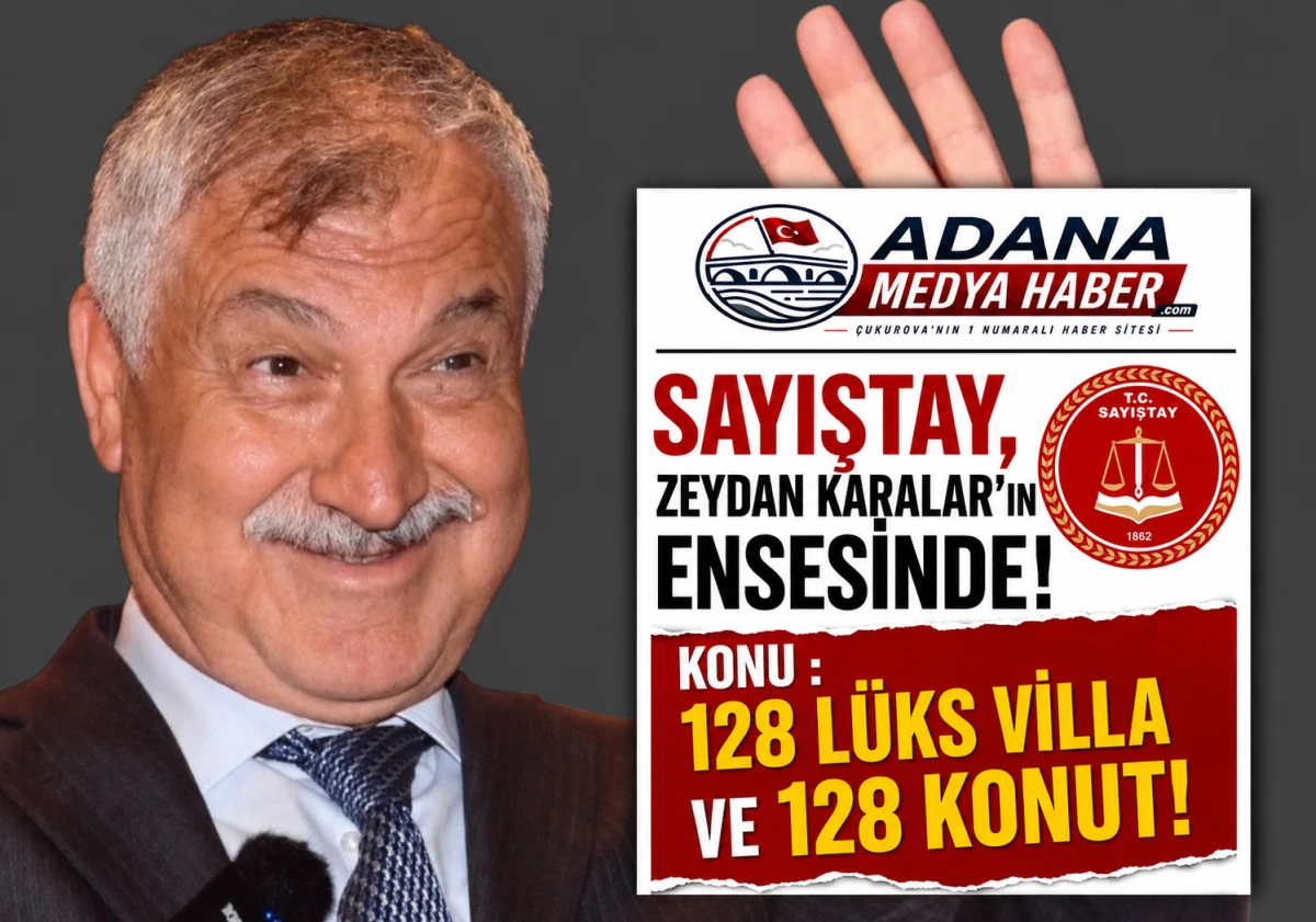 Sayıştay, Zeydan Karalar&rsquo;ın Ensesinde! Konu :  128 l&uuml;ks villa ve 128 konut! 