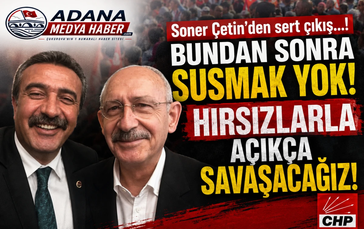Soner &Ccedil;etin'den sert &ccedil;ıkış...!  BUNDAN SONRA SUSMAK YOK! HIRSIZLARLA A&Ccedil;IK&Ccedil;A SAVAŞACAĞIZ!