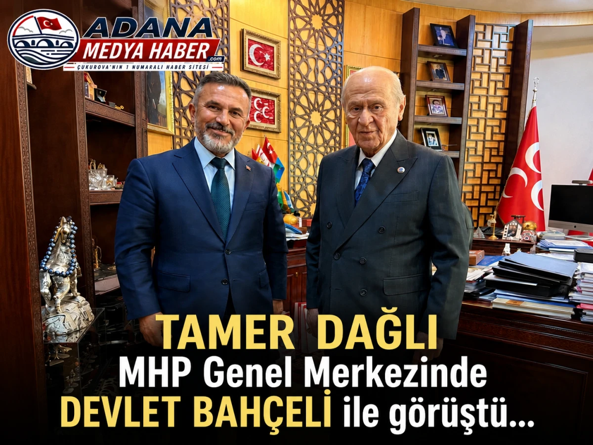TAMER DAĞLI MHP Genel Merkezinde DEVLET BAH&Ccedil;ELİ ile g&ouml;r&uuml;şt&uuml;... 
