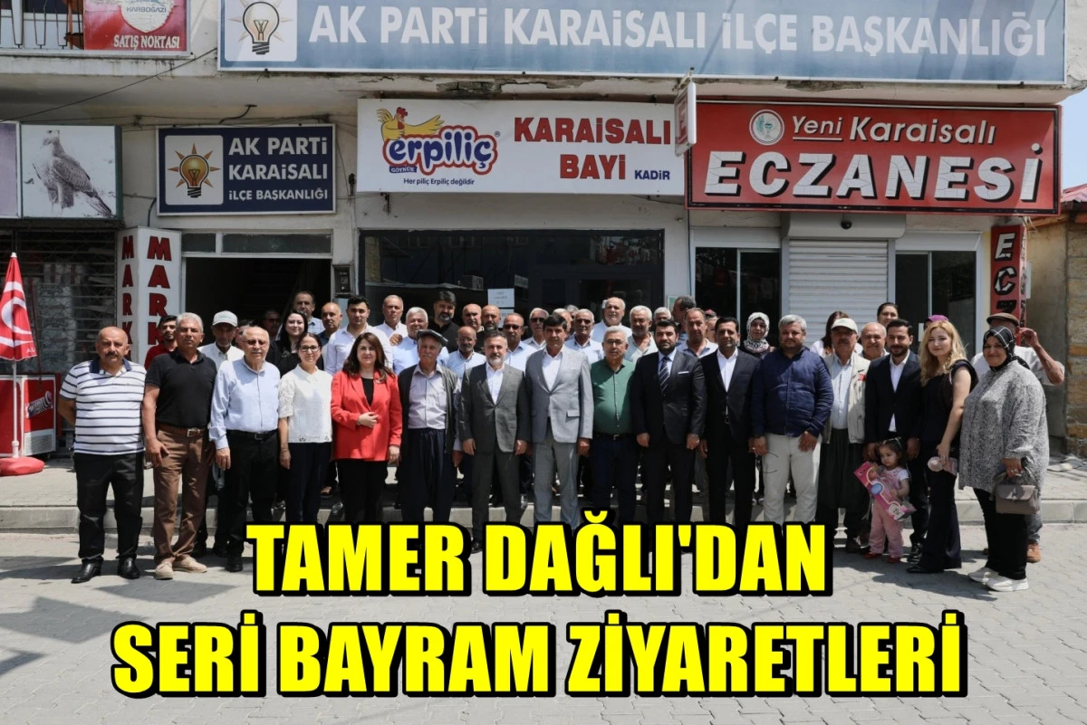 Tamer Dağlı'dan seri Bayram ziyaretleri... 