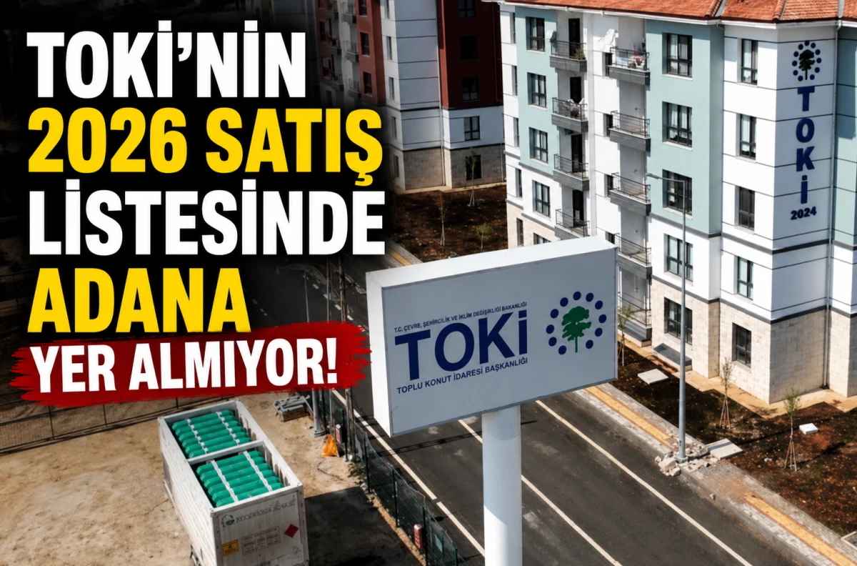 TOKİ'NİN 2026 Satış Listesinde Adana Yer Almıyor!