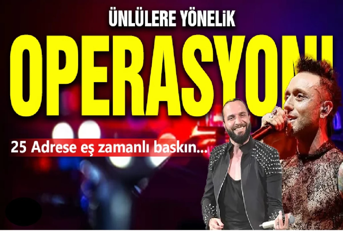 &Uuml;nl&uuml;lere uyuşturucu operasyonu! 25 isim g&ouml;zaltına alındı! 