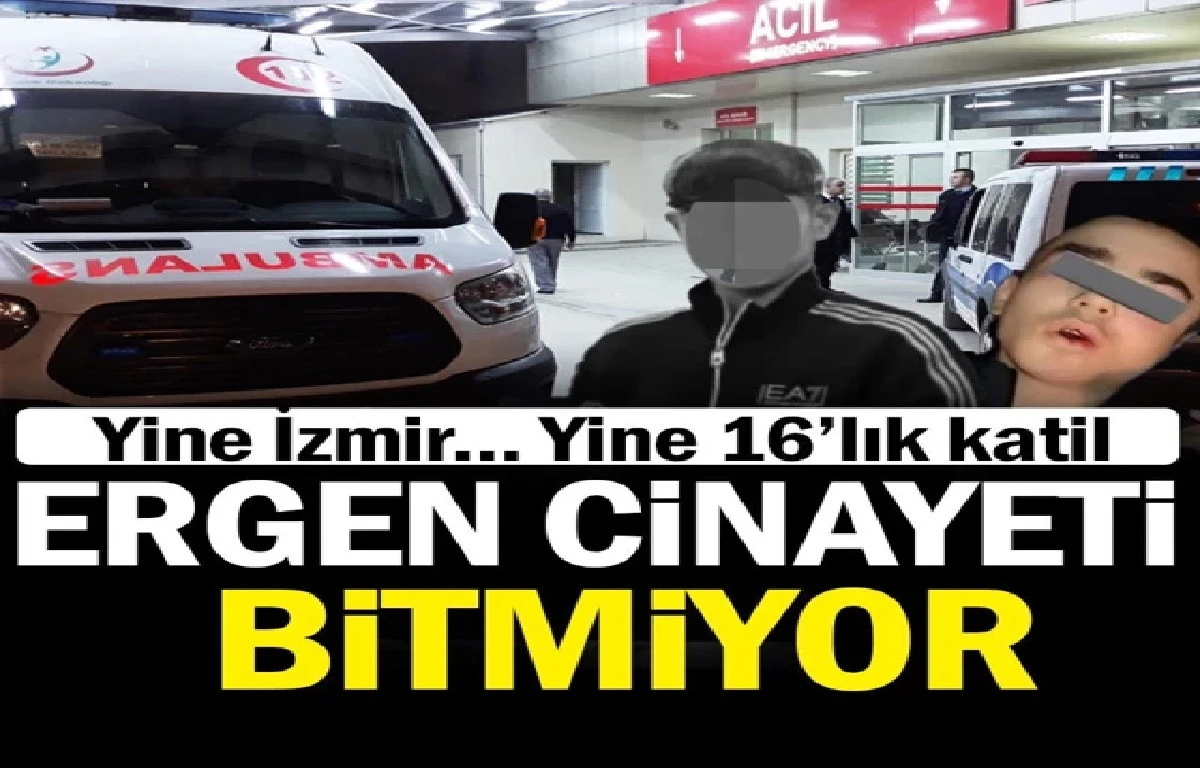 Yer : İZMİR / MENEMEN... Yine 16 yaşında ve yine cinayet... Babasını öldürdü, Annesini yaraladı! 