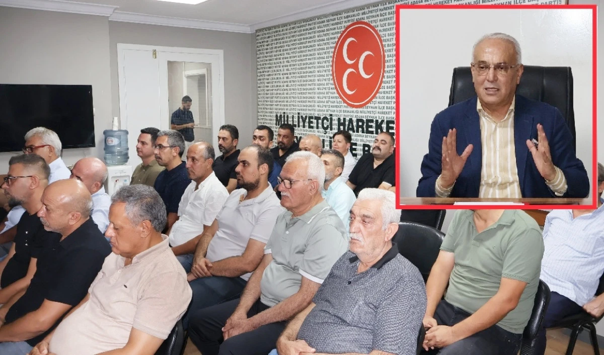 Yer : MHP ADANA İL BAŞKANLIĞI... Başkan Yusuf Kanlı’dan “27 Eylül” hazırlığı...