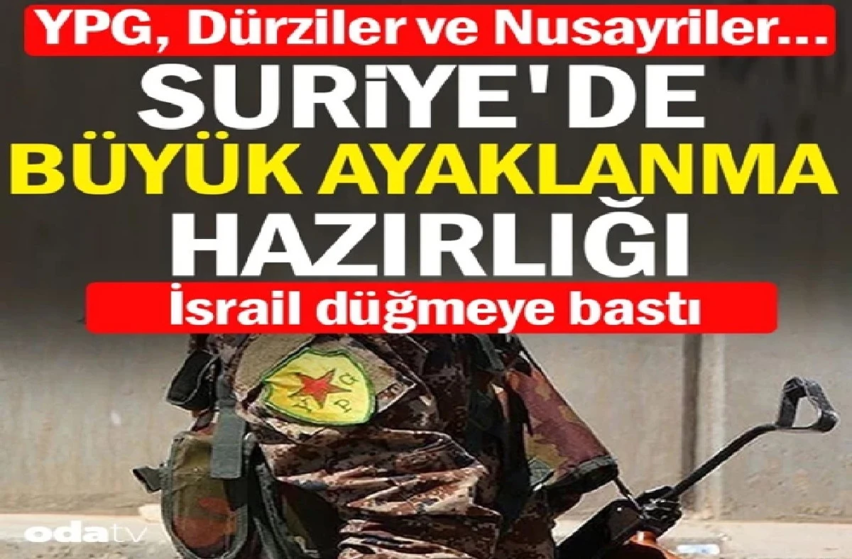 Yer : Suriye... İsrail fitne ateşini körükledi... BÜYÜK AYAKLANMA KAPIDA! 