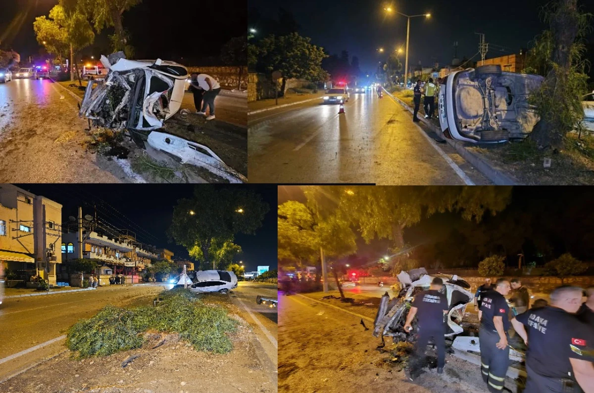 Yüreğir Kışla Mahallesinde feci kaza... 5 yaralı! 