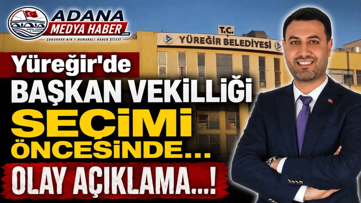 Y&uuml;reğir'de BAŞKAN VEKİLLİĞİ se&ccedil;imi &ouml;ncesinde... OLAY A&Ccedil;IKLAMA...! 