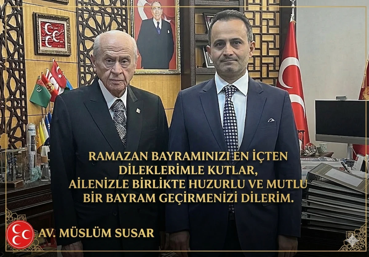 Y&uuml;reğir'in Evladı Av. M&uuml;sl&uuml;m Susar'dan bayram mesajı