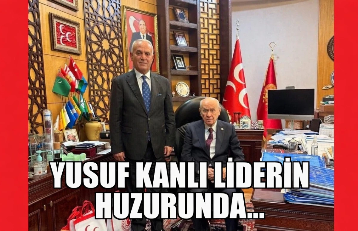 YUSUF KANLI LİDERİN HUZURUNDA... 